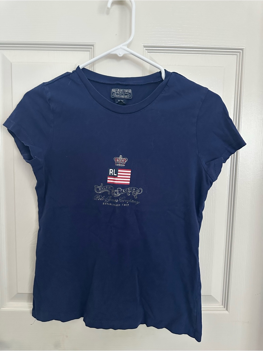 Ralph Lauren Navy RL Crest Short Sleeve Tee